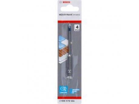 BOSCH Burgija za tvrde keramičke pločice HEX-9 Hard Ceramic 4x90mm - 2608579504