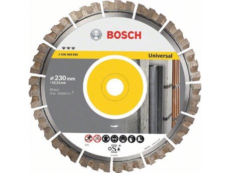 BOSCH Dijamantska rezna ploča Best for Universal 2608603637, 400 x 20/25,40 x 3,3 x 15 mm