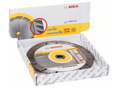 BOSCH Dijamantska rezna ploča Standard for Universal 230x22,23 (pakovanje od 10 kom.) 2608615066, 230x22.23x2.6x10mm