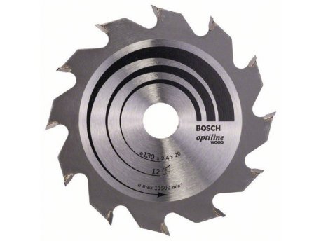 BOSCH List kružne testere Optiline Wood 130 x 20;16 x 2.4 mm. 12