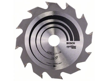 BOSCH List kružne testere Optiline Wood 140 x 20;12.7 x 2.4 mm. 12