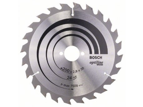 BOSCH List kružne testere Optiline Wood 200 x 30 x 2.8 mm. 24