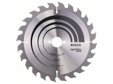 BOSCH List kružne testere Optiline Wood 230 x 30 x 2.8 mm. 24
