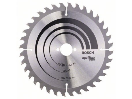 BOSCH List kružne testere Optiline Wood 230 x 30 x 2.8 mm. 36