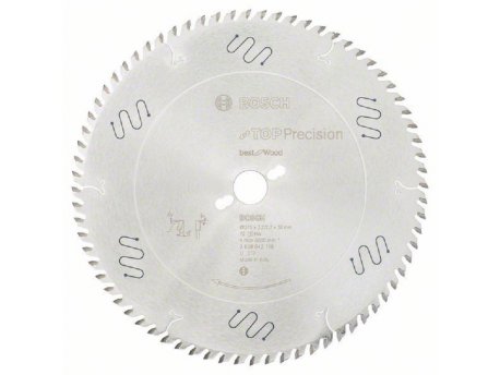 BOSCH List kružne testere Top Precision Best for Wood 315x30x3.2;2.2mm 72T ATB