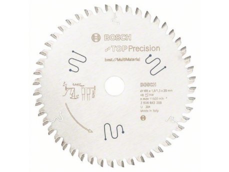 BOSCH List kružne testere Top Precision Best for Multi Material 165 mm x 20 mm x 48T