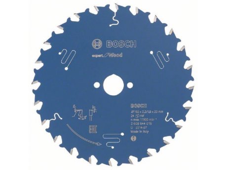BOSCH List kružne testere Expert for Wood 160x20x2.2;1.6x24 T