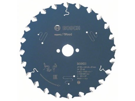 BOSCH List kružne testere Expert for Wood 165x20x2.6;1.6x24 T