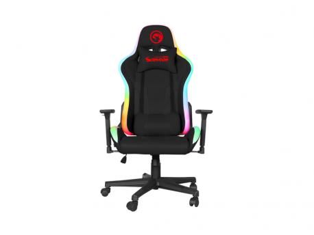 MARVO Stolica Gaming CH-128 Crna sa RGB osvetljenjem