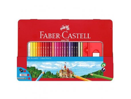 FABER-CASTELL Drvene bojice 1/48 metalna kutija 115888