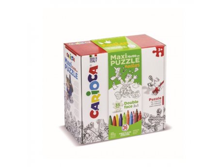CARIOCA Flomaster set Maxi Puzzle Monsters 42839