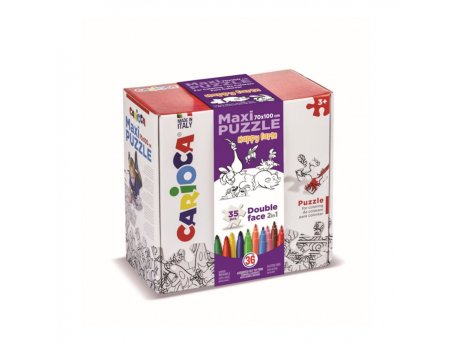 CARIOCA Flomaster set Maxi Puzzle Happy Farm 42889