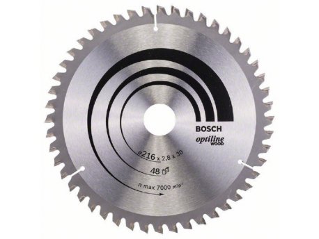 BOSCH List kružne testere Optiline Wood 216 x 30 x 2.8 mm. 48
