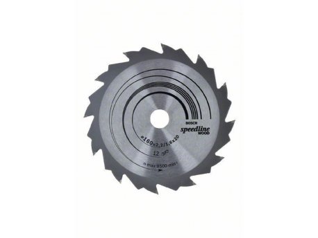 BOSCH List kružne testere Speedline Wood 160 x 20 x 2.4 mm. 12