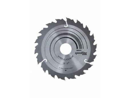 BOSCH List kružne testere Speedline Wood 165 x 30;20 x 2.4 mm. 18