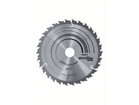 BOSCH List kružne testere Speedline Wood 210 x 30 x 2.6 mm. 30