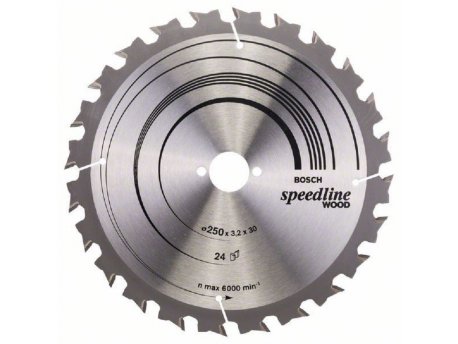 BOSCH List kružne testere Speedline Wood 250 x 30 x 3.2 mm. 24