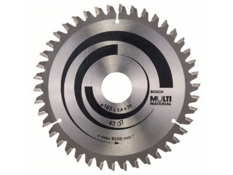 BOSCH List kružne testere Multi Material 165 x 30;20 x 2.4 mm. 42