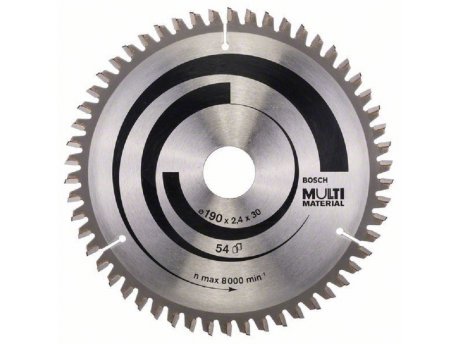 BOSCH List kružne testere Multi Material 190 x 30 x 2.4 mm. 54