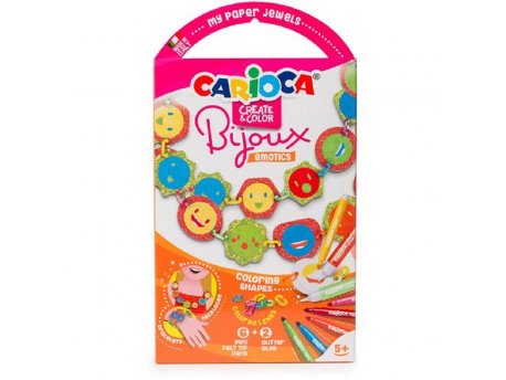 CARIOCA Flomaster set Bijoux Emotics 1/6 42898