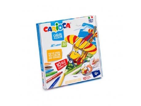 CARIOCA Flomaster set create and color 3d planny 1/10 42904 ( 9924 )