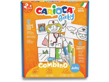 CARIOCA Flomaster set  Combino Jobs Baby 1/8 42894