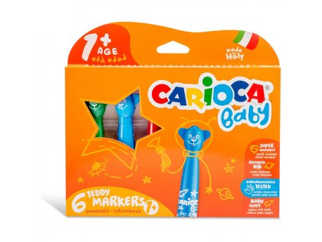 CARIOCA Flomaster marker Teddy - Baby 1/6 42815
