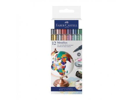 FABER-CASTELL Permanent marker  Metalics 1/12