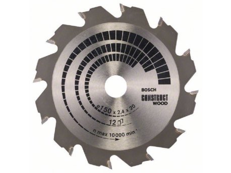 BOSCH List kružne testere Construct Wood 150 x 20;16 x 2.4 mm. 12