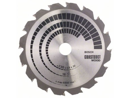 BOSCH List kružne testere Construct Wood 230 x 30 x 2.8 mm. 16