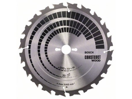 BOSCH List kružne testere Construct Wood 300 x 30 x 2.8 mm. 20