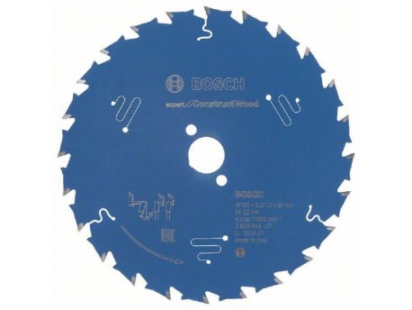 BOSCH List kružne testere Expert for Construct Wood 165x20x2;1.3x24 T