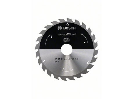 BOSCH List kružne testere za akumulatorske testere 165x30x1.5;1.0x24T