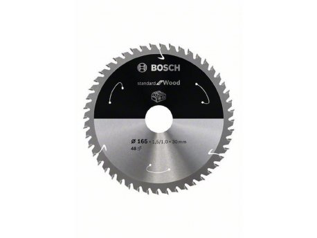 BOSCH List kružne testere za akumulatorske testere 165x30x1.5;1.0x48T