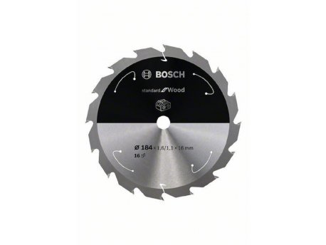 BOSCH List kružne testere za akumulatorske testere 184x16x1.6;1.1x16T