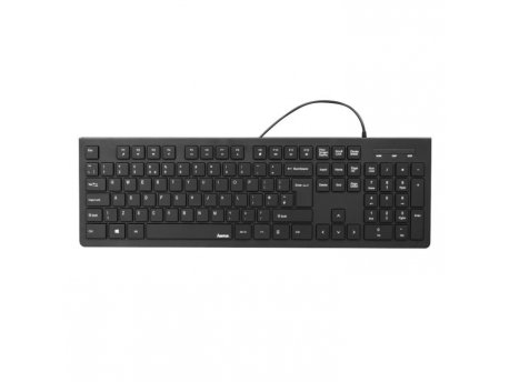 HAMA Tastatura KC200 Basic, Crna, US Tasteri 182681US