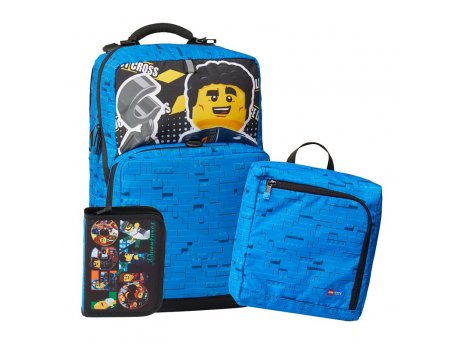 LEGO City optimo plus školski ranac, trodelni set (Johansen): Policijska avantura