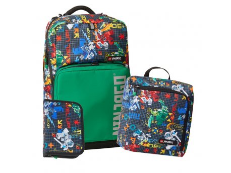 LEGO Ninjago optimo plus školski ranac, trodelni set (Johansen): Sajber carstvo