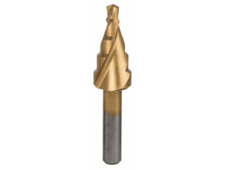 BOSCH Stepenaste burgije HSS-TiN 2608587429, 4 - 12 mm, 6,0 mm, 50 mm