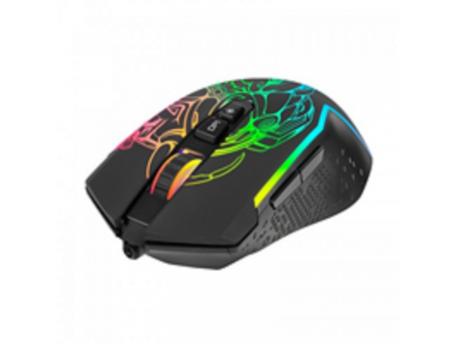 XTrike Miš USB GM327 7D sa RGB površinskim osvetljenjem crni