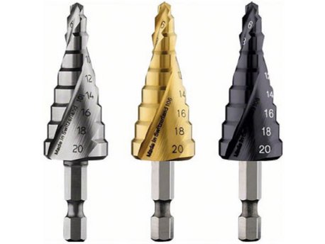 BOSCH Stepenasta HSS burgija,šestostrani prihvat 2608587433