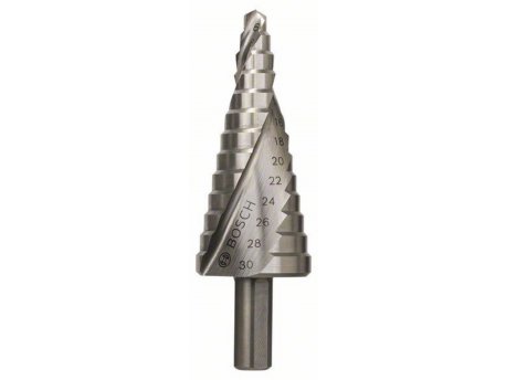 BOSCH Stepenasta burgija HSS 2608597520, 6 - 30 mm, 10,0 mm, 93,5 mm
