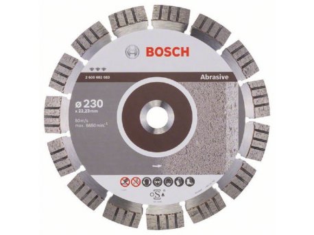 BOSCH Dijamantska rezna ploča Best for Abrasive 2608602683, 230 x 22,23 x 2,4 x 15 mm