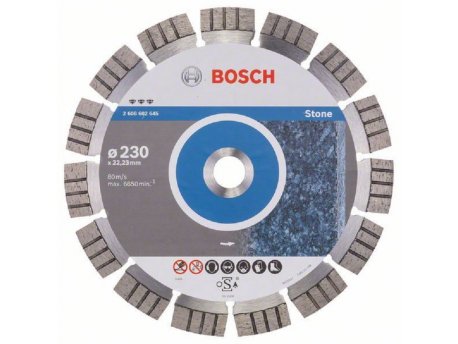 BOSCH Dijamantska rezna ploča Best for Stone 2608602645, 230 x 22,23 x 2,4 x 15 mm