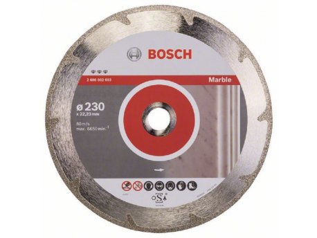 BOSCH Dijamantska rezna ploča Best for Marble 2608602693, 230 x 22,23 x 2,2 x 3 mm