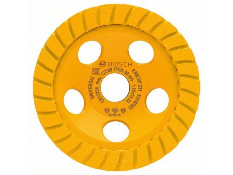 BOSCH Dijamantska lončasta ploča Best for Universal Turbo 2608201231, 125 x 22,23 x 5 mm