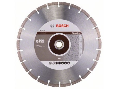 BOSCH Dijamantska rezna ploča Standard for Abrasive 2608602620, 300 x 20/25,40 x 2,8 x 10 mm