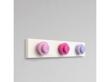 LEGO Kuke za kačenje na nosaču - svetlo roze, roze, ljubičasta