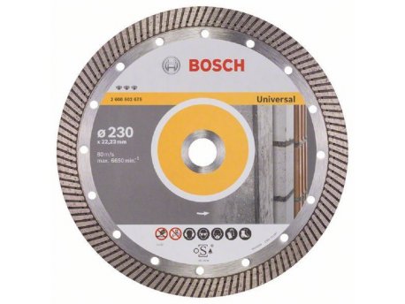 BOSCH Dijamantska rezna ploča Best for Universal Turbo 2608602675, 230 x 22,23 x 2,5 x 15 mm