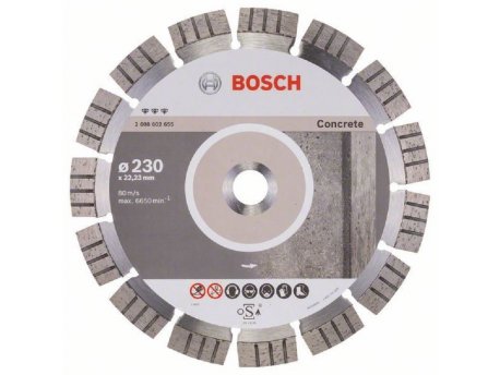 BOSCH Dijamantska rezna ploča Best for Concrete 2608602655, 230 x 22,23 x 2,4 x 15 mm